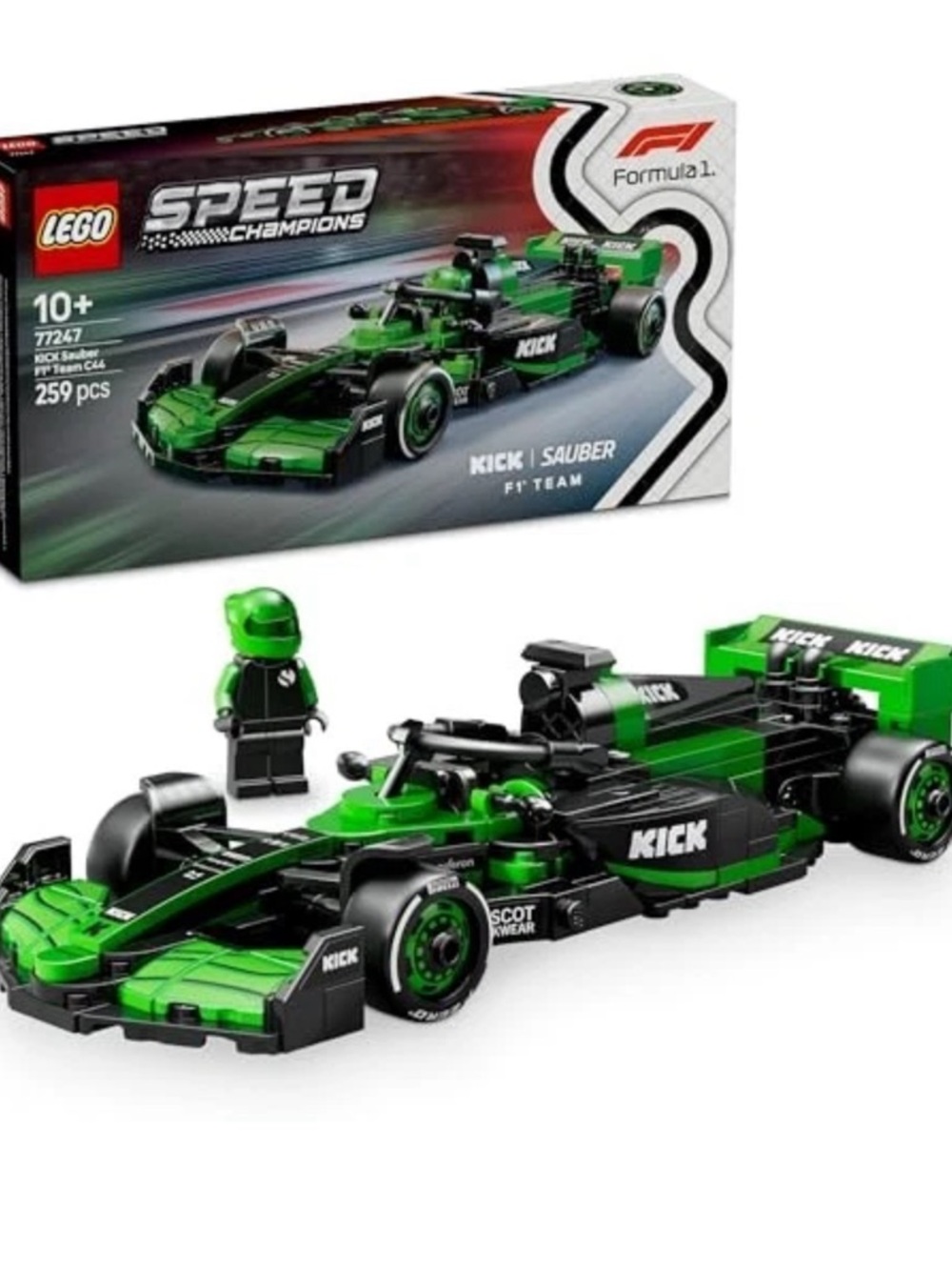 New Sealed Lego Speed Champions Kick Sauber F1 Race Car Cc4 Retired